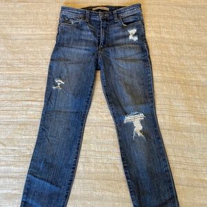 Joes Jeans "The Charlie" skinny crop high rise